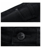 Classic Mens Jeans - Straight Fit Smart Casual Denim Pants -