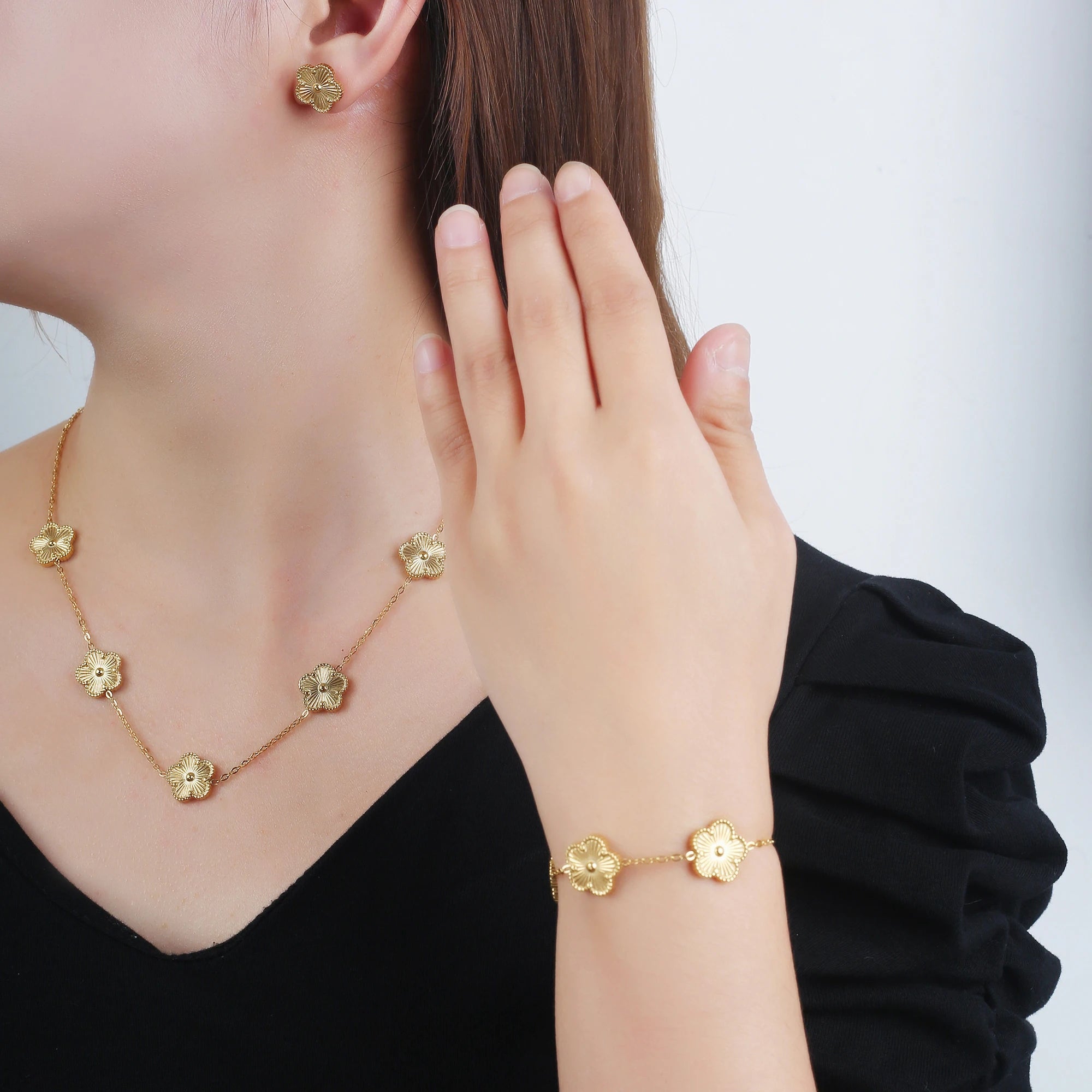 Double Sided Adjustable Charm Bracelet -