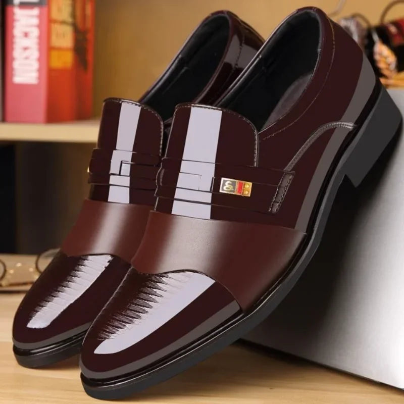 Step up your style with these luxury leather shoes for men—an elegant and premium choice for a sophisticated look! -