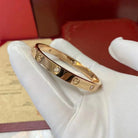Gold Color Zircon And Cross Nut Nail Bracelet Gold & Bangle For Woman -