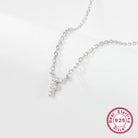 Sterling silver light luxury exquisite letter pendant necklace -