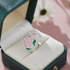 Aesthetic Flower Butterfly Rings -