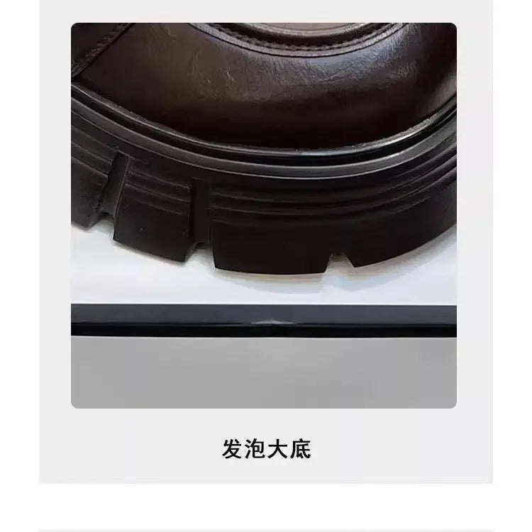 Shoes for Women New Quality Women's Pumps Hot Sale Loafers Fashion Buckle Platform Leather Shoes Trend Versatile Zapatos -