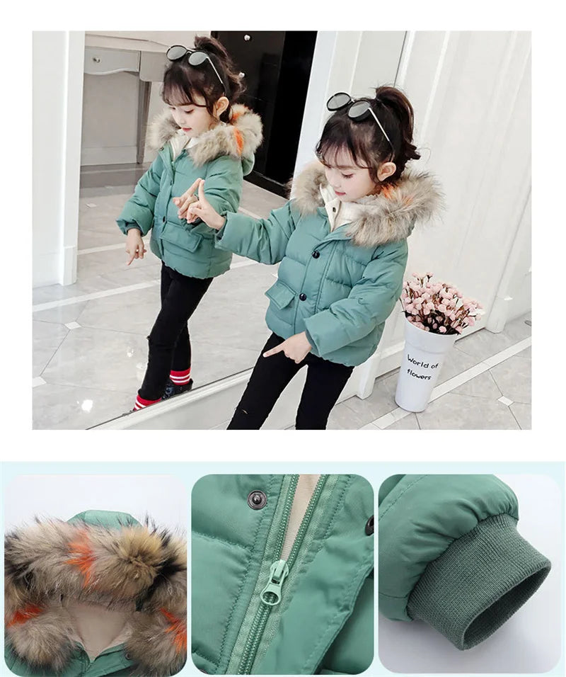 Keep your little one snug and stylish this winter with our new warm down jacket—perfect for baby girls and boys! -