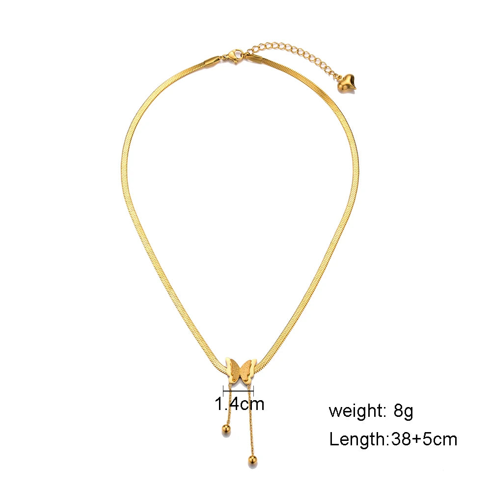 Multilayer Vintage Butterfly Necklace For Women -