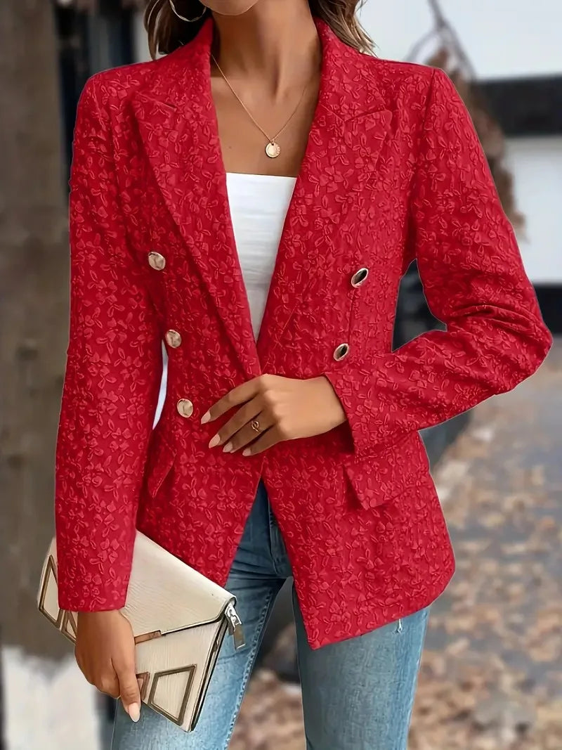 Elevate your outfit with this stylish women's blue blazer—chic and versatile for any occasion! -