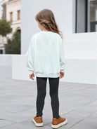 Casual 2-Piece Set Sweatshirt + Tight Leggings Set -