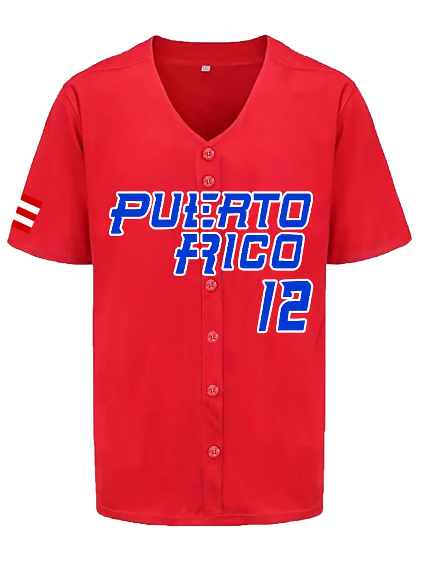 Men's Baseball Jersey Puerto Rico -