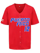 Men's Baseball Jersey Puerto Rico -