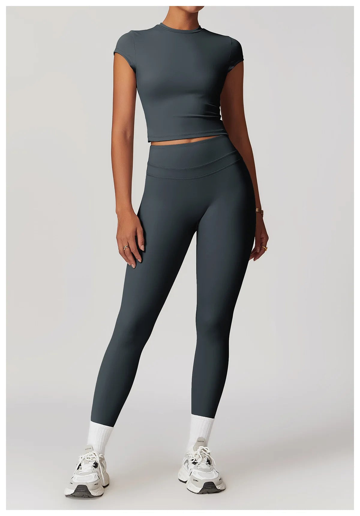 Yoga Leggings High Waist Sport Leggings Women's Running Workout Tights Gym Push Up Fitness Trousers -