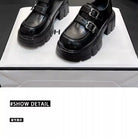 Shoes for Women New Quality Women's Pumps Hot Sale Loafers Fashion Buckle Platform Leather Shoes Trend Versatile Zapatos -