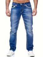 Men's Casual Breathable Cozy Denim Jeans -