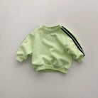Keep your little one stylish and comfy with this cool two-piece baby suit—featuring a letter-printed zip-up top and matching leisure sports pants! -