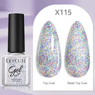 Explore your creativity with this comprehensive set of 129 colors of 7ML nail gel polish. Perfect for nail art enthusiasts, these semi-permanent colors allow for endless possibilities and stylish designs. -