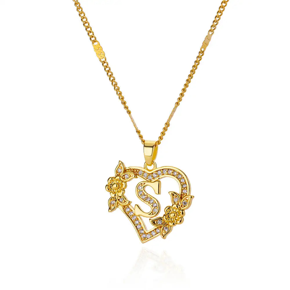Initial Letter Necklaces -