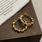 Twisted Hoop Earrings -