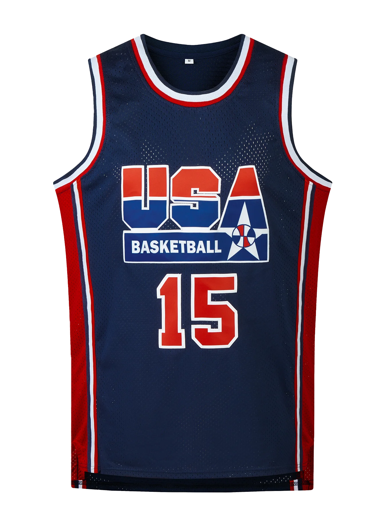 Men's Embroidered Team USA Basketball Jerseys (Throw Back) -