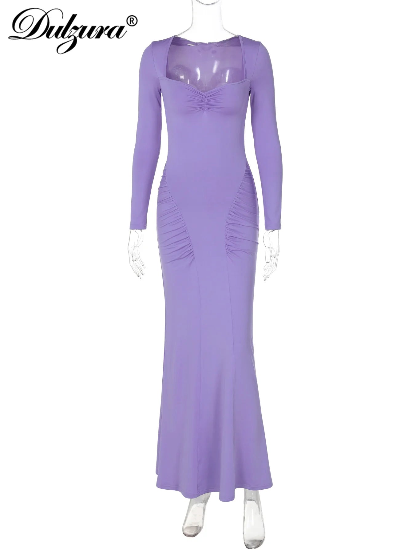Long Sleeve Maxi Dress -