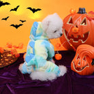 Dress your pet in adorable dinosaur-themed clothes to keep them warm and cozy. -