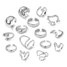 15Pcs/Set Metal Rings -
