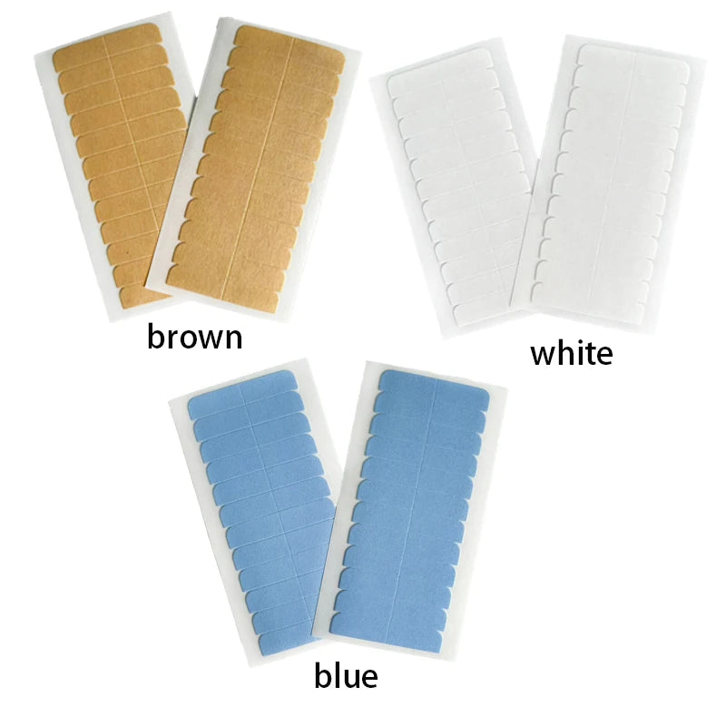 Hair System Tape Invisible Wig Glue Adhesive Materials Double Sided Tape For Lace Front Toupee 5/10Sheets Hair Extension Tape -