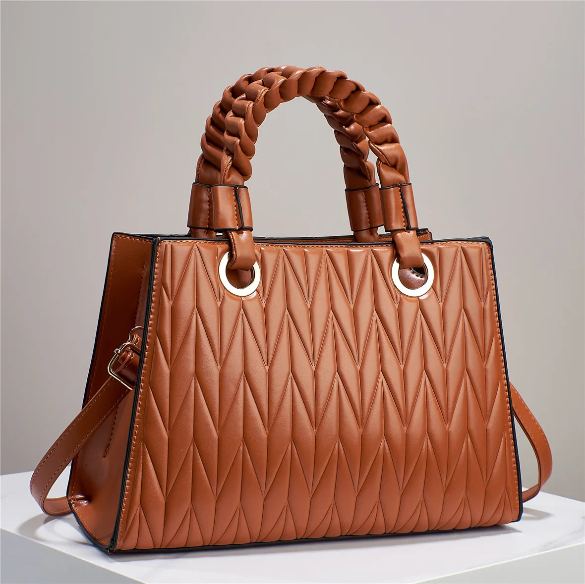 Elevate your style with this luxurious women's shoulder bag and handbag—perfect for adding a touch of sophistication and elegance to any outfit. -