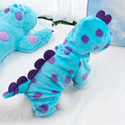 Dress your pet in adorable dinosaur-themed clothes to keep them warm and cozy. -