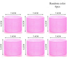 Hair Rollers Self Grip Hook Hair Curlers Heatless Roller Salon Dressing Curlers Jumbo Size Sticky Hair Styling Tools -