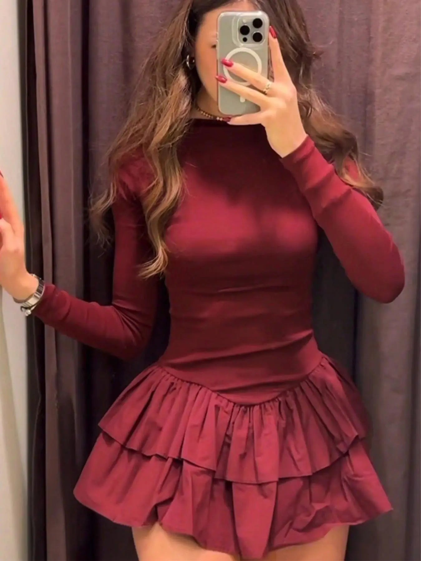Slim Fit Mini Dress for woman -