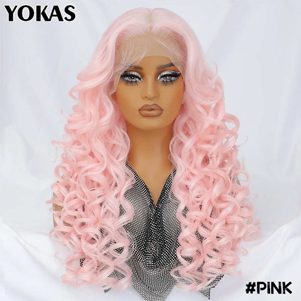 Achieve a stunning look with this Latisha curly 13x6 lace frontal wig. Featuring pre-plucked hairline and baby hair, this wig offers a natural and stylish appearance for a flawless finish. -