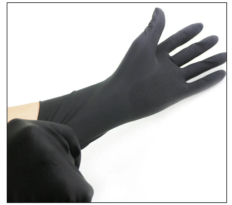 Hairdressing Heat Resistant Gloves Hair Straightener Perm Gloves Salon DIY Hair Styling Tools Anti-skid Hair Dying Gloves -