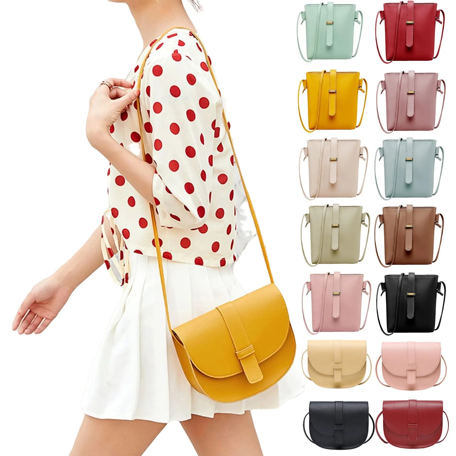 Stay on trend with this fashionable drawstring lady bag, featuring a stylish cross-border design and casual letter detail. Perfect for adding a chic and trendy touch to your outfit! -