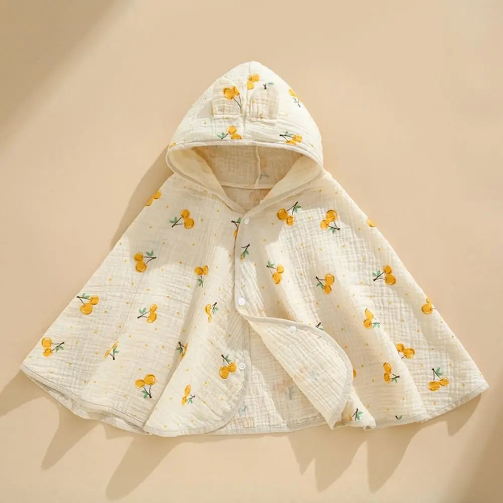 Keep your little ones stylish and comfy with this cute, lightweight cotton cloak shawl—perfect for both boys and girls! -