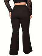 Plus-size flared pants -