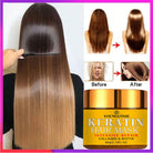 Revitalize your hair with this hair mask enriched with biotin, collagen, keratin, and essential oils. Nourish and repair dry, damaged hair for a healthier-looking mane. -