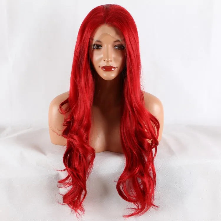 Make a statement with this purple and blonde loose wave 13x4 lace front wig—vibrant, stylish, and designed for a natural, flawless look! -