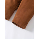 Dress your toddler boy or girl in cozy style with these brown corduroy strap pants—perfect for everyday comfort and cuteness 0-3 Years! -