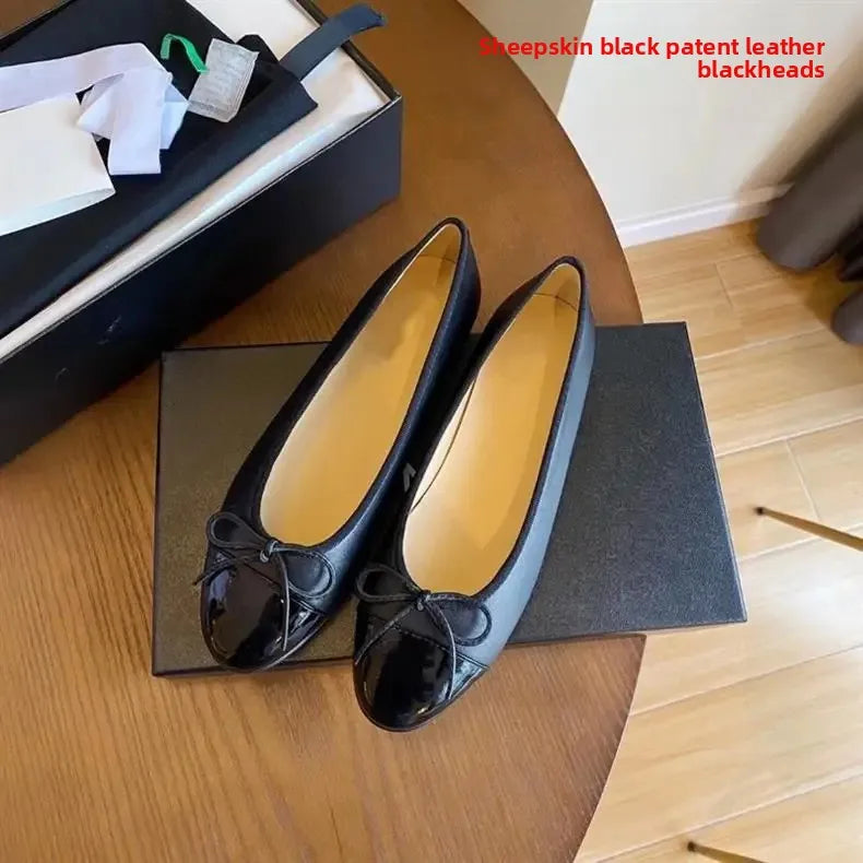Women's Flat Shoes Knot Design -
