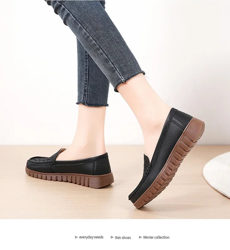 Slip into style with these comfortable slip-on loafers! -
