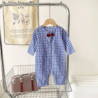 Keep your baby boy comfy and stylish with these cotton long sleeve rompers—perfect for toddlers aged 0-1 year! -