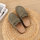 Evshine 2024 Women Cork Slides Classic Clogs For Women Fashion Mules Indoor Home Cork Suede Slippers Outdoor Soft Beach Slippers -