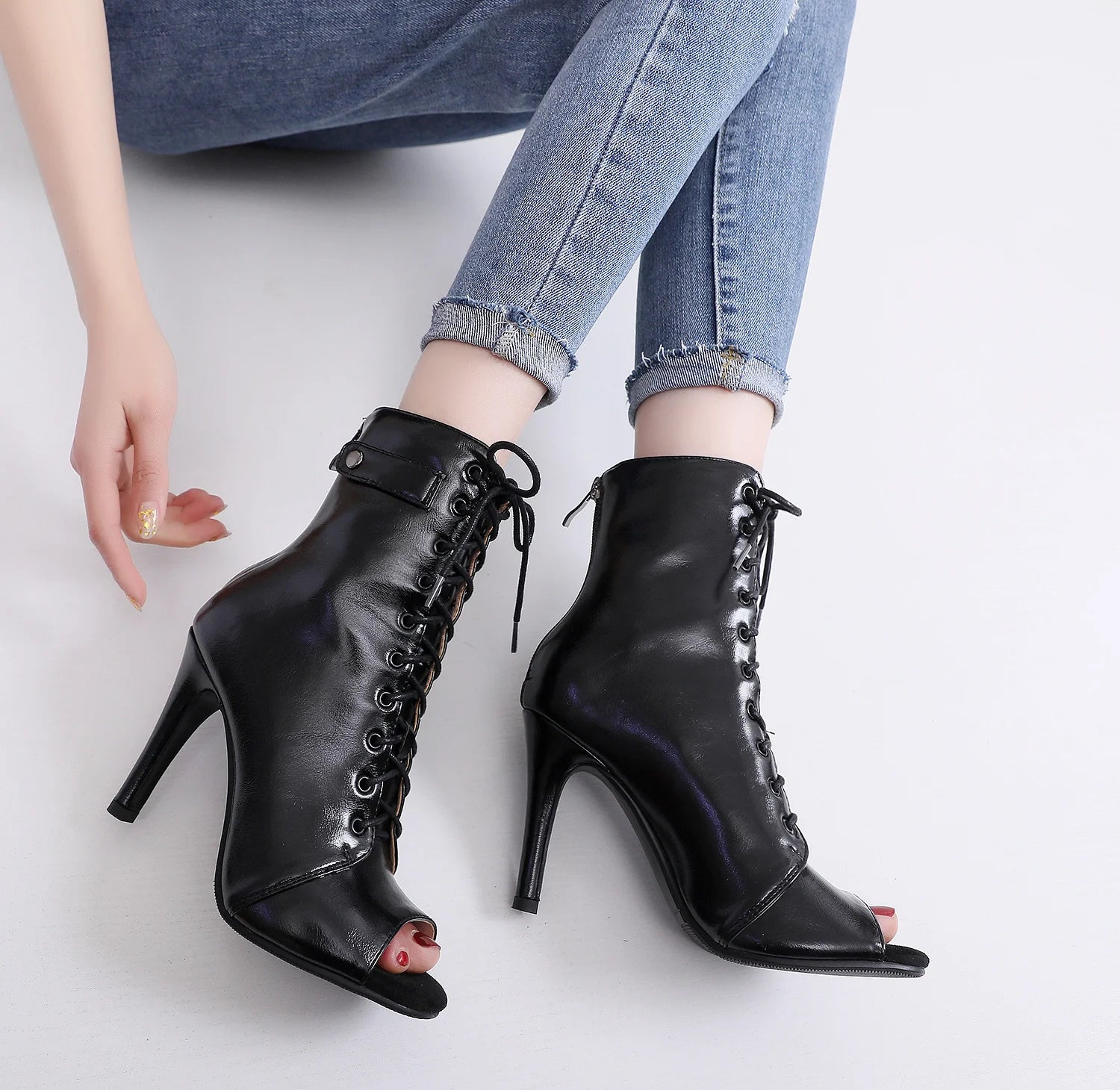 Women's 2020 Brand Party Boots Women's Sexy stilettos High Heels Footwear Women Latin dance heels shoes Latin 2020 For Ballroom -