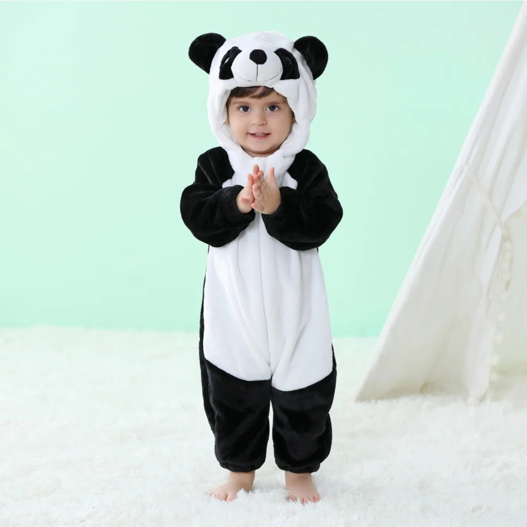 Dress your little one in these cute unisex infant pajamas featuring fun dinosaur and animal prints—perfect for cozy nights and playful days! -