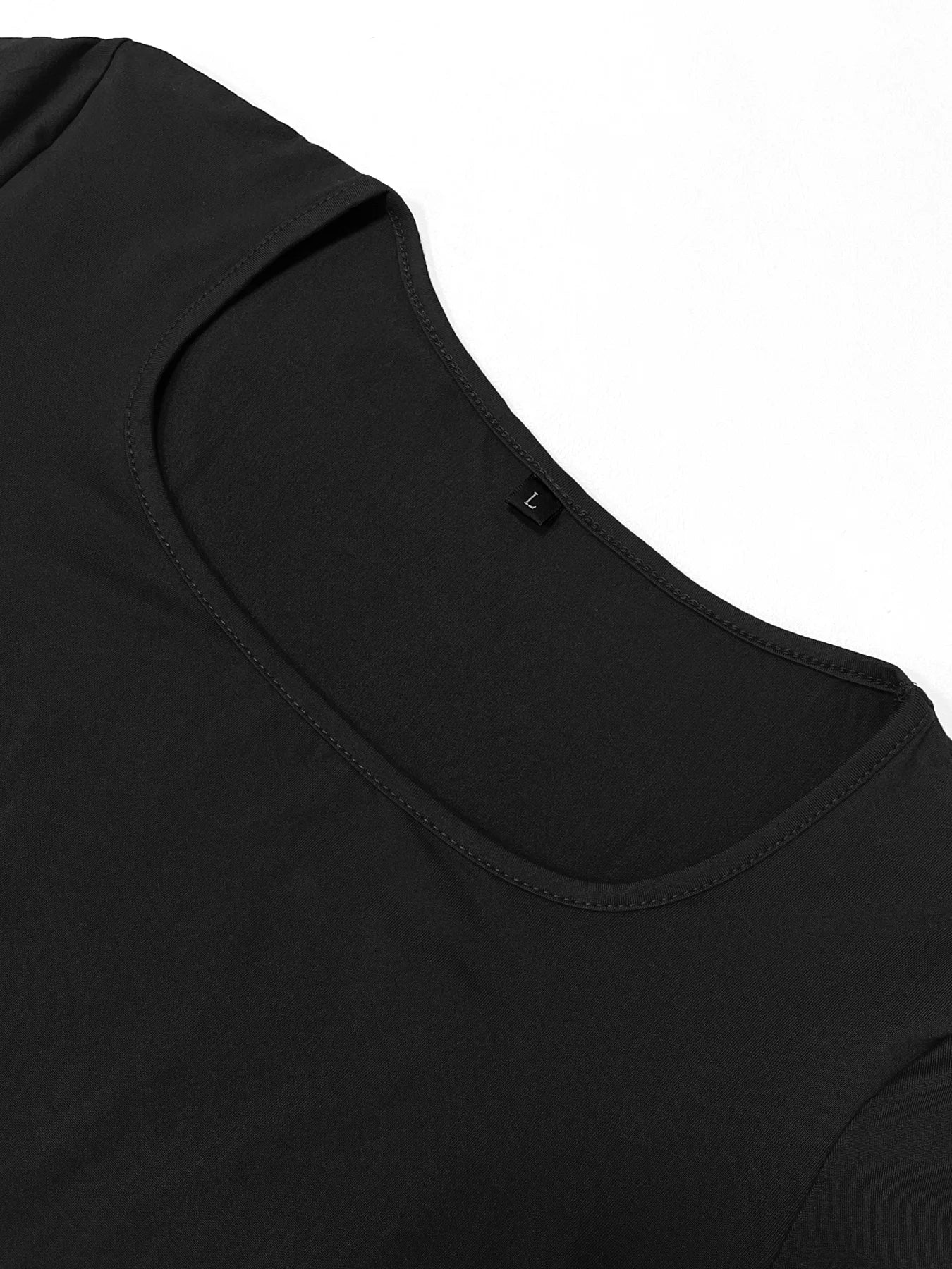 Women's Solid Long Sleeve Dress -