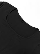 Women's Solid Long Sleeve Dress -