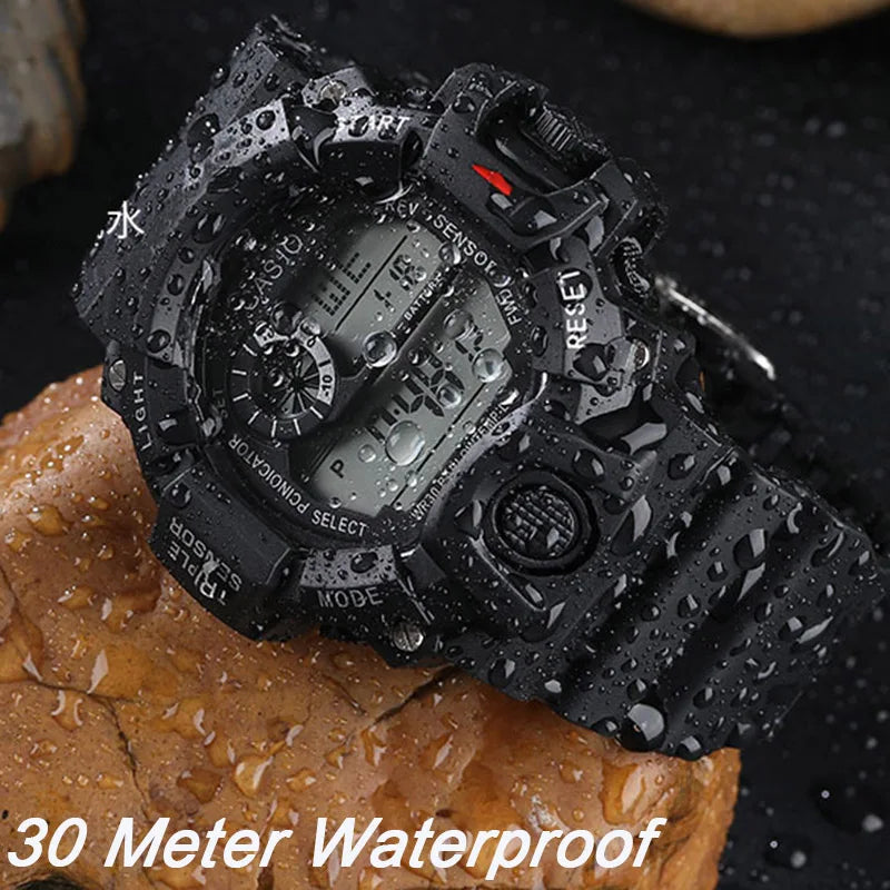 Fashion Men's Watch Sports Electronic Wristwatch -