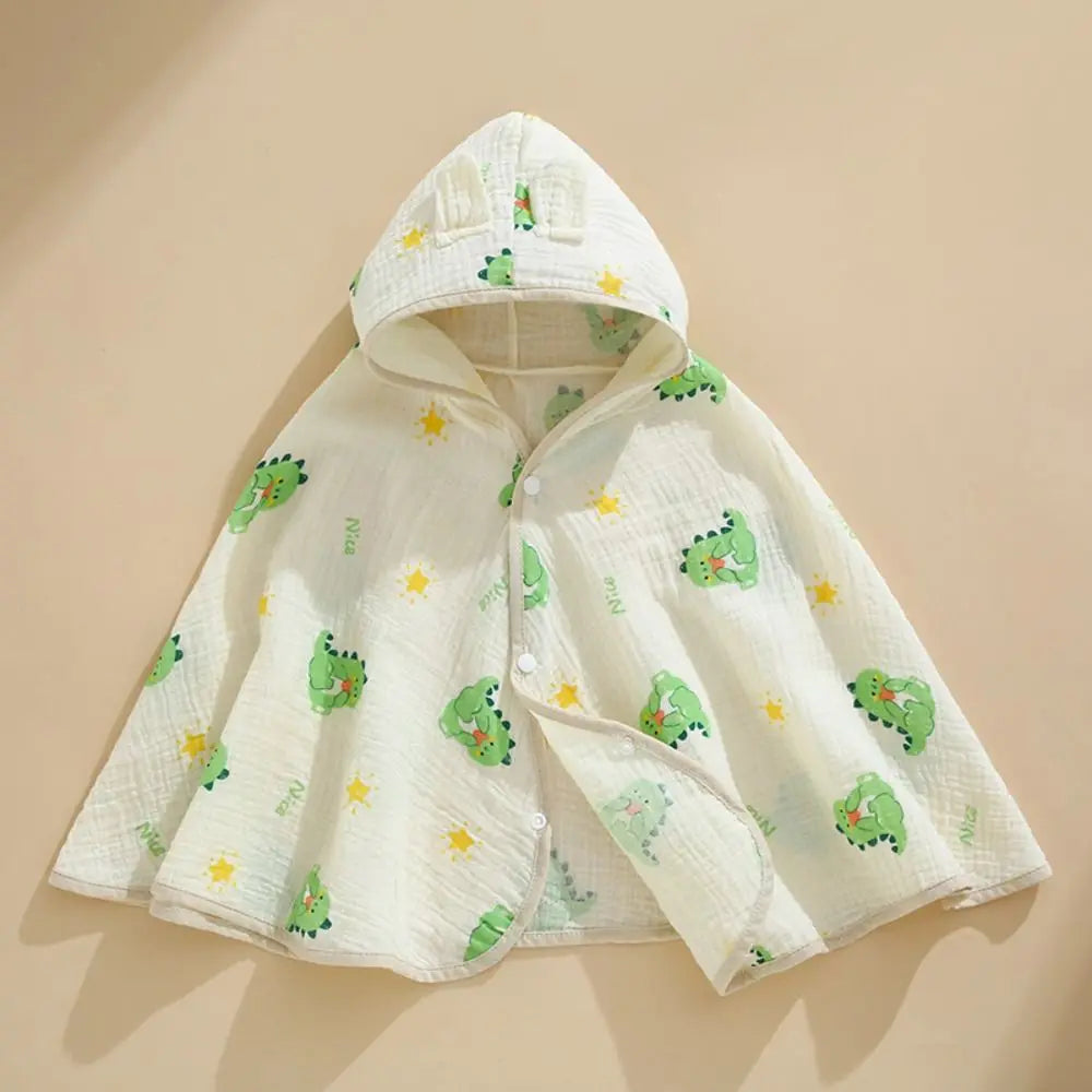 Keep your little ones stylish and comfy with this cute, lightweight cotton cloak shawl—perfect for both boys and girls! -