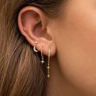 3PCS Leaf Tragus Huggie Earring -