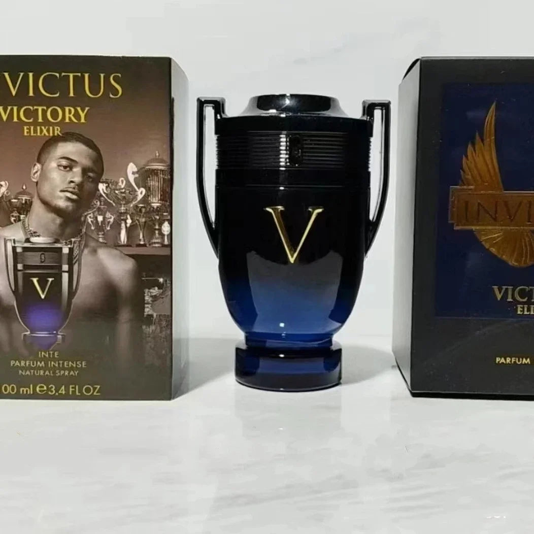 100ML Victory Men's Perfume EDP, Woody Aquatic Notes, Fresh Ocean Fragrance Spray Gift For Men 3.4 Oz Parfum Intense Cologne -