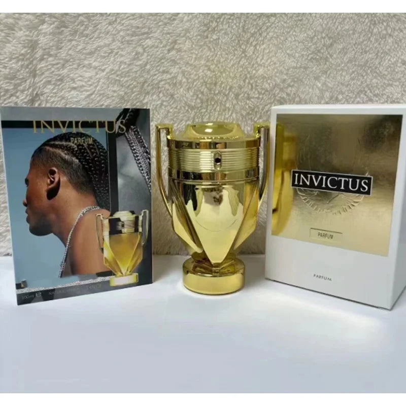 100ML 3.4FL.OZ Men's Perfume Woody Aquatic Notes Fresh Ocean Fragrance Spray Parfum Warrior Trophy Perfume Long-lasting Male -
